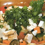 Теплый салат из запеченных овощей